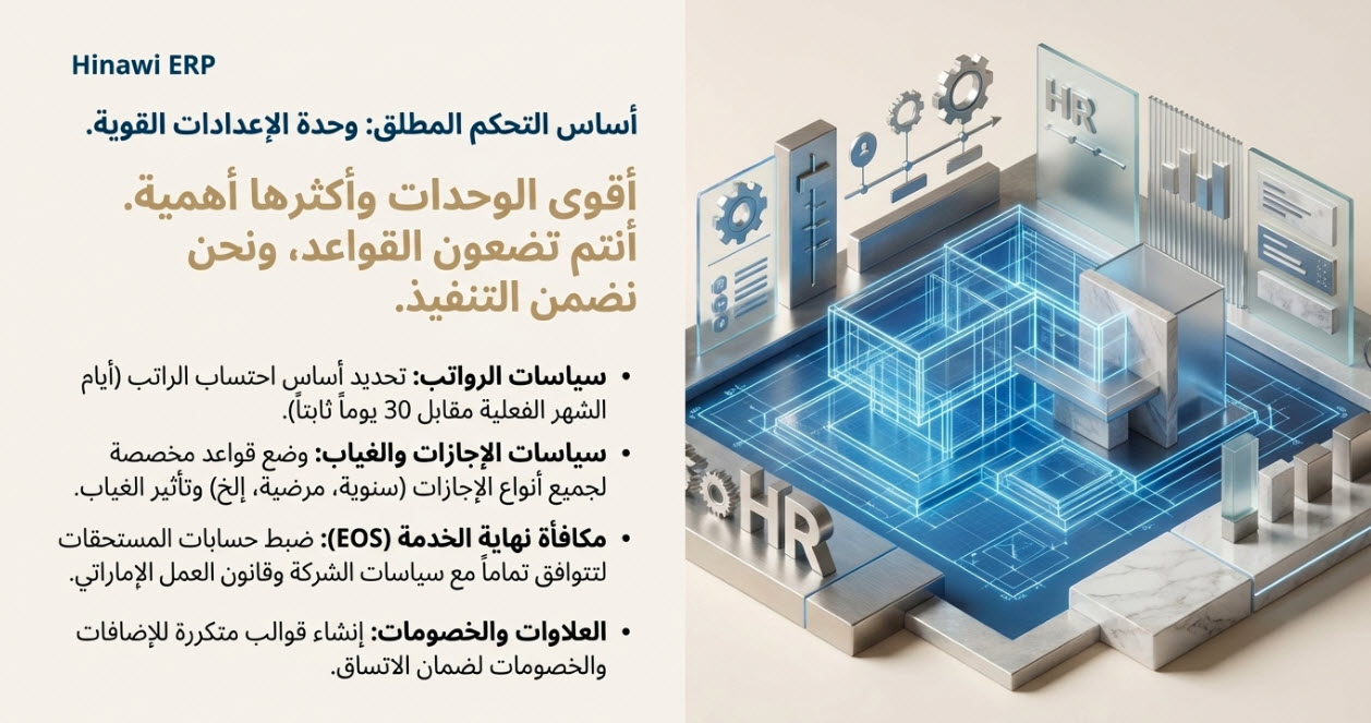 إعدادات نظام شؤون الموظفين والرواتب 1 Setup - Home