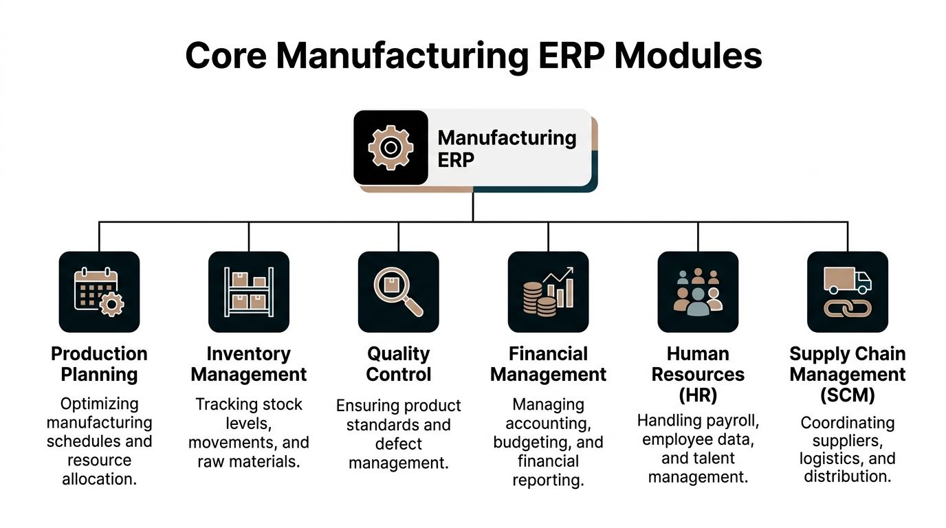 Manufacturing ERP UAE: Optimize Your Factory 2026 2 Infographic