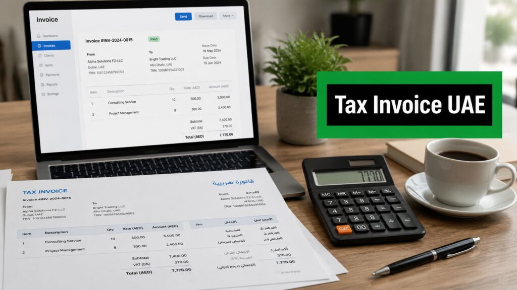 Sample Tax Invoice UAE: A Complete Guide for 2026 1
