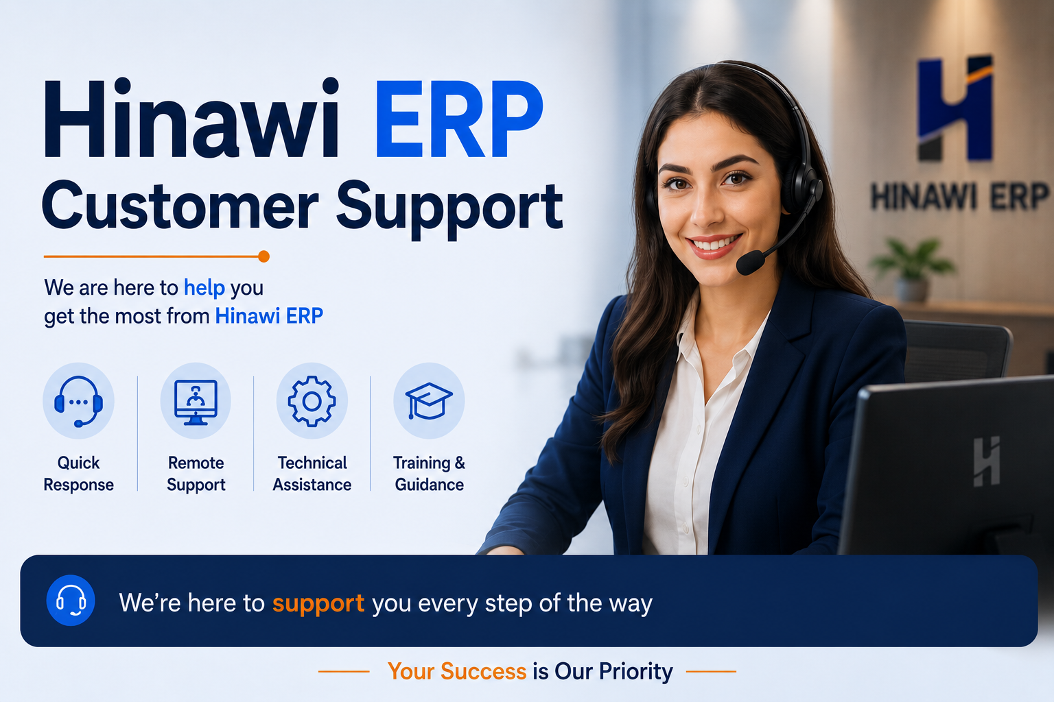 Hinawi ERP Customer Support