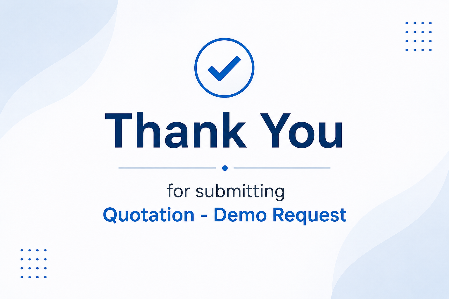 Quotation - Demo Request