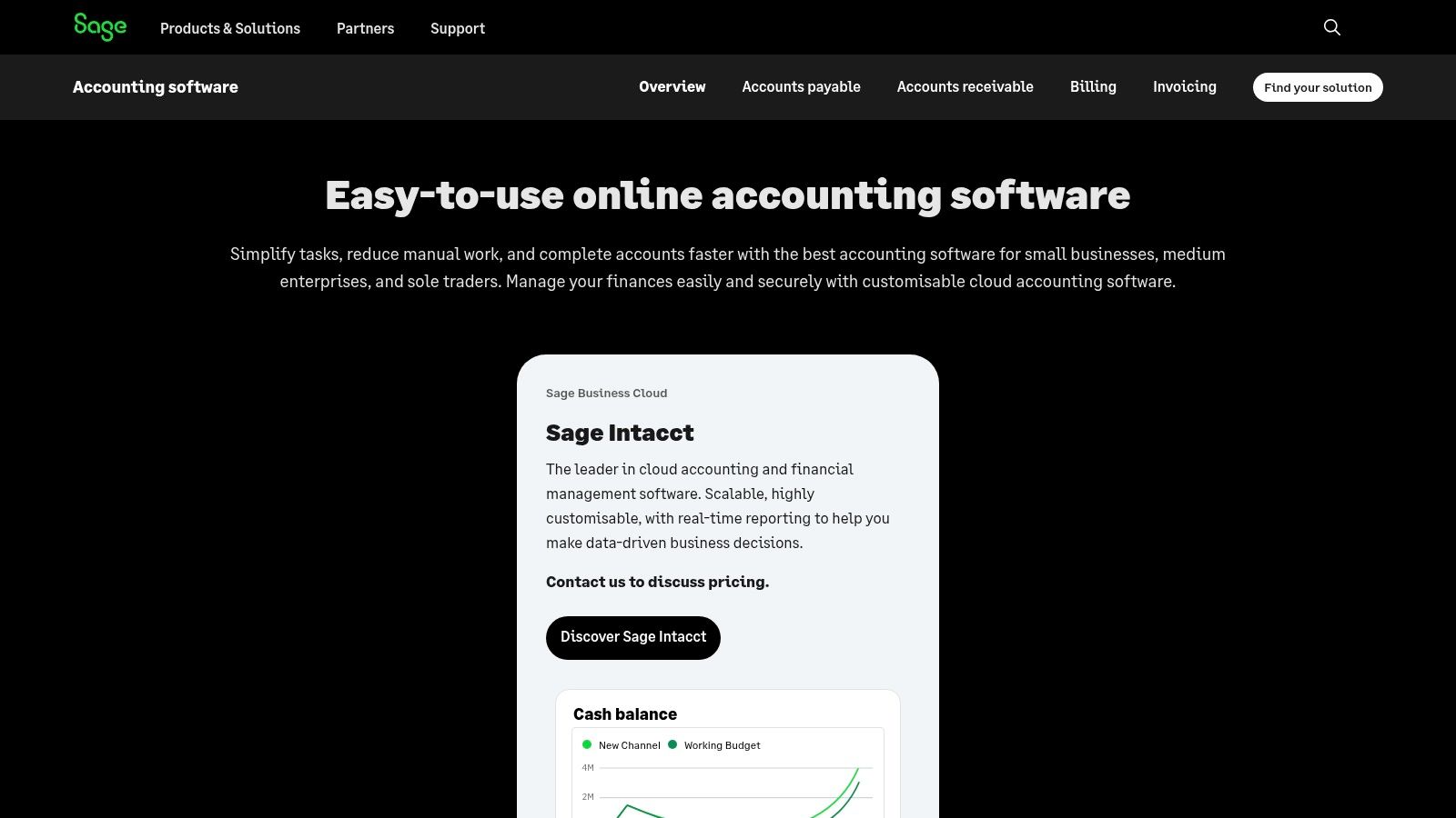 Sage Accounting (Sage Business Cloud Accounting – Middle East)